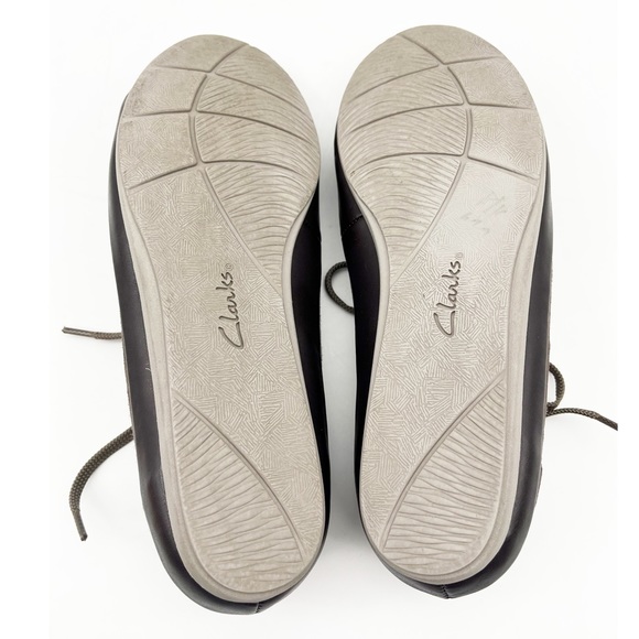 Clarks Lorry Grace Lace Up Brown Suede/Leather. Size 9.5 - Picture 6 of 8